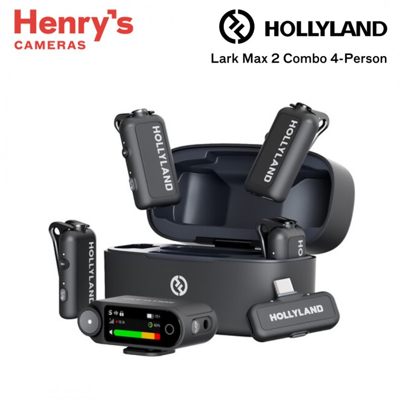 Hollyland Lark Max 2 Combo 4-Person Wireless Microphone